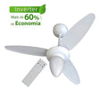 Ventilador de Teto Wind Inverter Bivolt Branco 3 Pás – Ventisol - Thony Ferragem