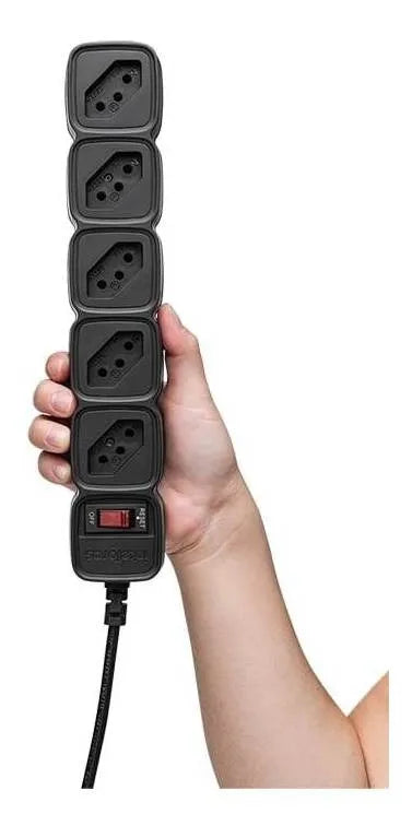 Filtro De Linha C/ 5 Tomadas Epe 205 Preto 3m Intelbras - Thony Ferragem