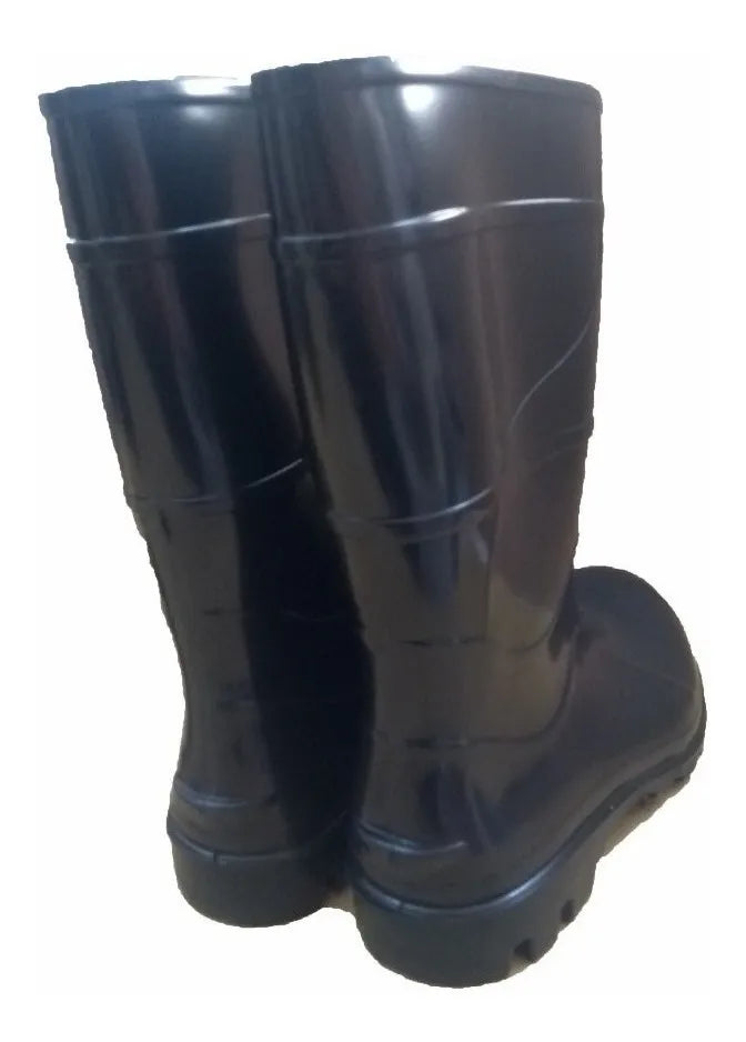 Bota Pvc Cano Medio Preta C/ Forro N.37 Kala - Thony Ferragem
