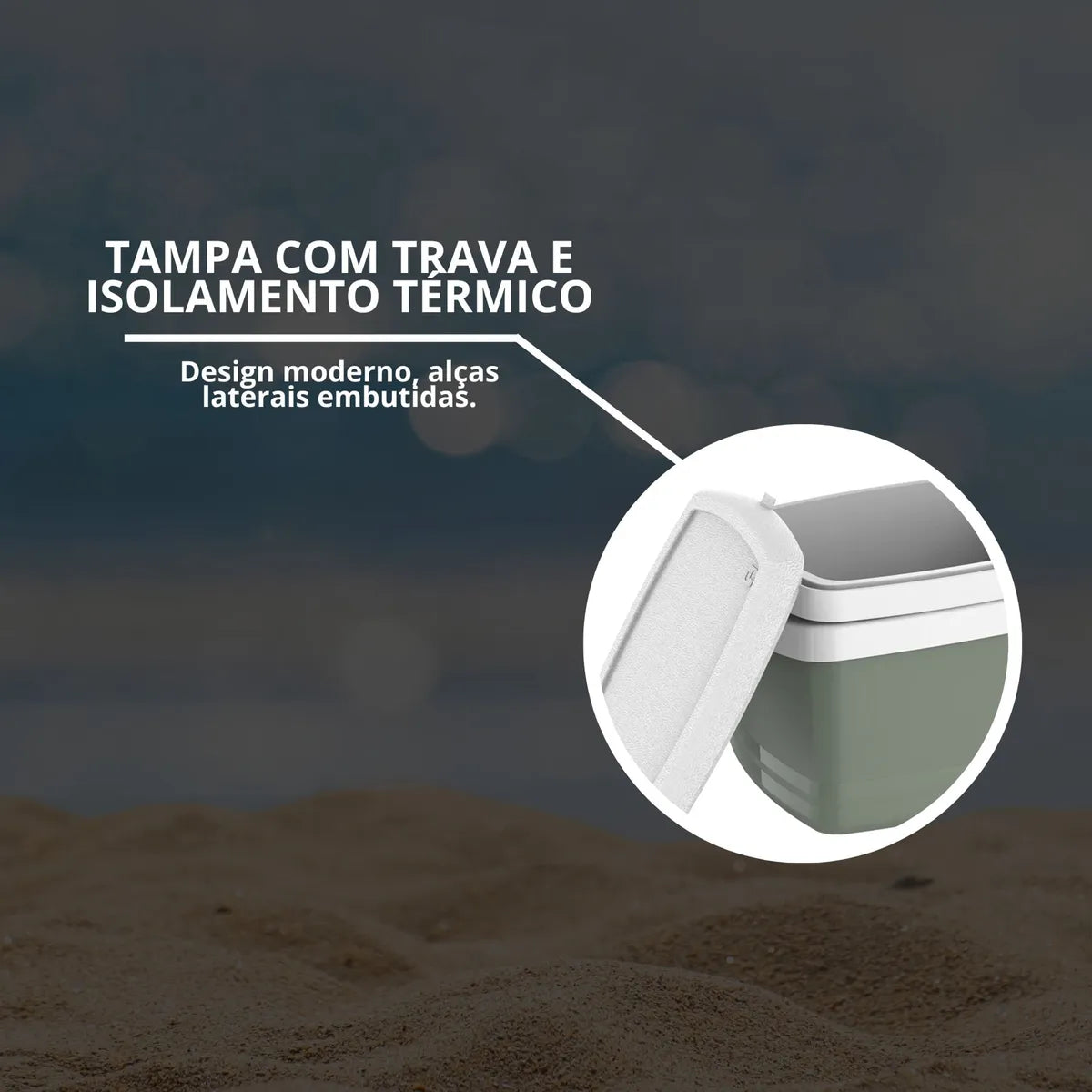 Caixa Térmica Tropical 5L Green Soprano - Thony Ferragem