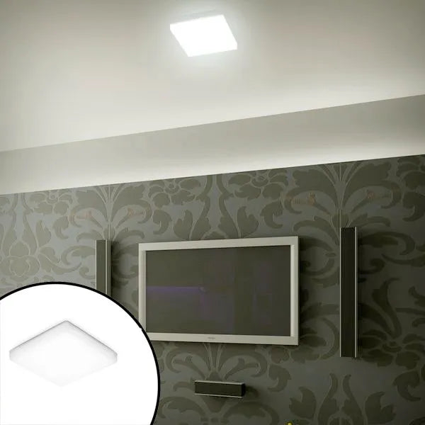 Painel Led 24w Quadrado 4000k Borda Infinita Taschibra - Thony Ferragem