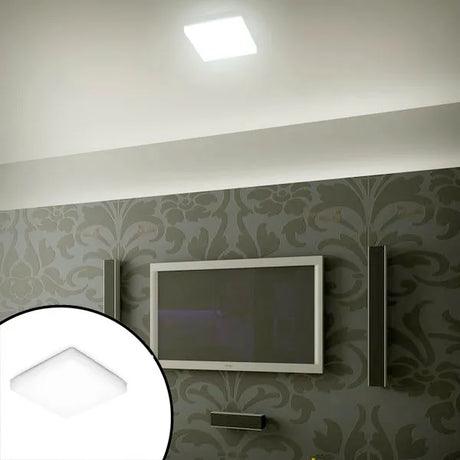 Painel Led 24w Quadrado 4000k Borda Infinita Taschibra - Thony Ferragem