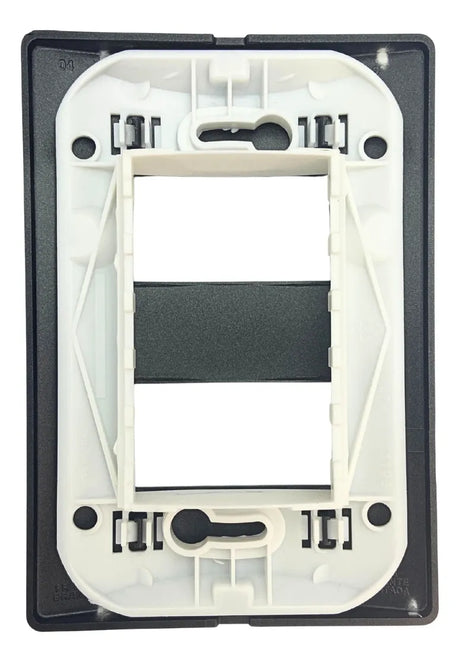 Conjunto Placa 2m 4x2 + Suporte Carbono Revita Soprano - Thony Ferragem