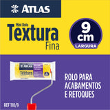 Rolo Textura Espuma 9cm Atlas - Thony Ferragem