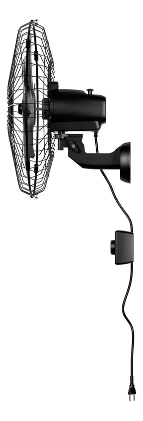 Ventilador Oscilante de Parede Monta Fácil 6 Pás 50cm Preto 127V – Ventisol - Thony Ferragem