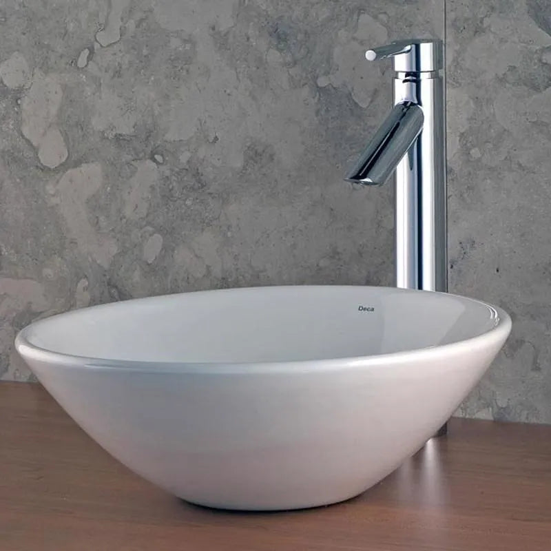 Cuba Apoio Redonda 400mm Branco Gelo Deca - Thony Ferragem