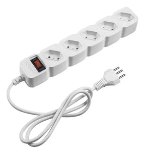 Filtro De Linha C/ 5 Tomadas Epe 205 Branco 1m Intelbras - Thony Ferragem