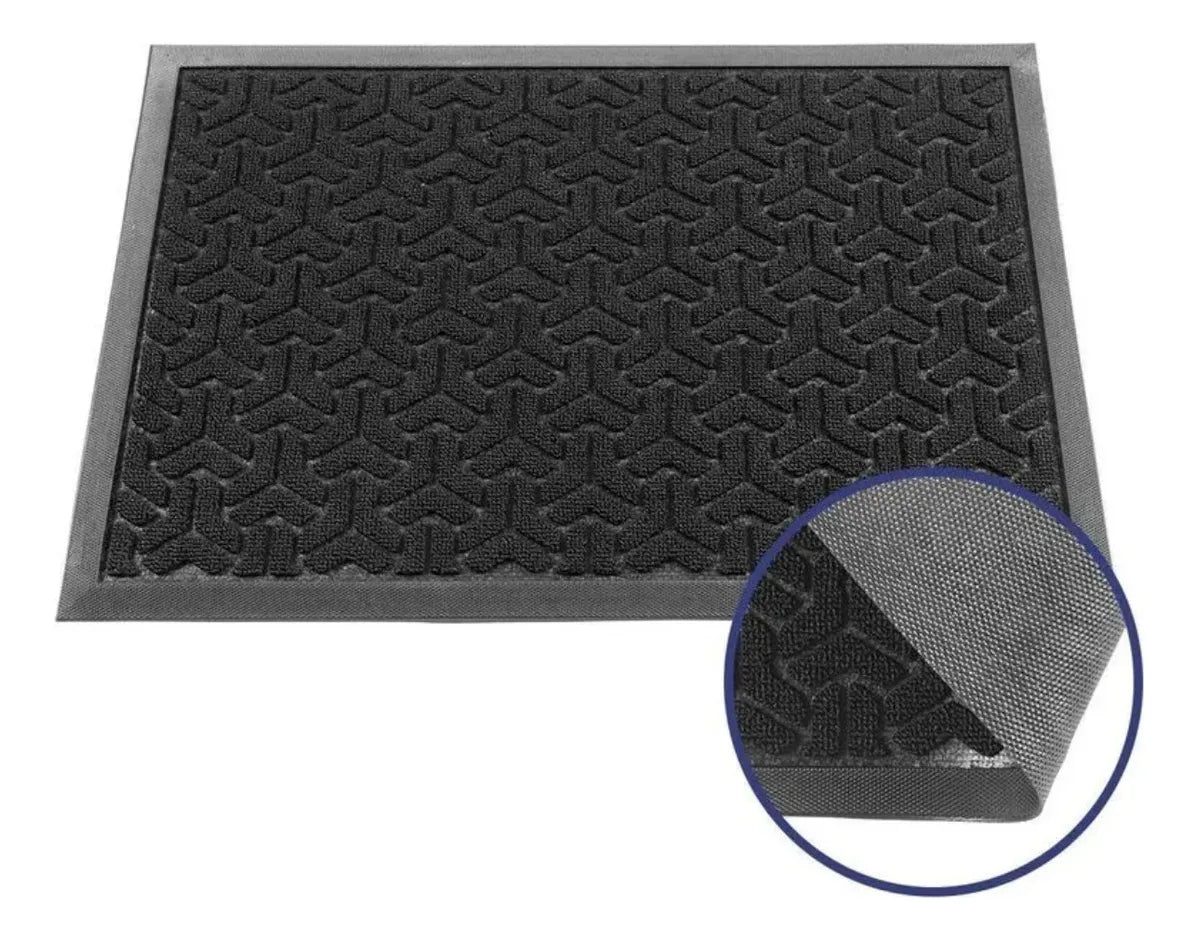 Tapete Waterkap Residencial 40x60cm Preto Kapazi - Thony Ferragem