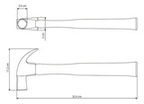 Martelo Unha Polido 25mm Tramontina - Thony Ferragem
