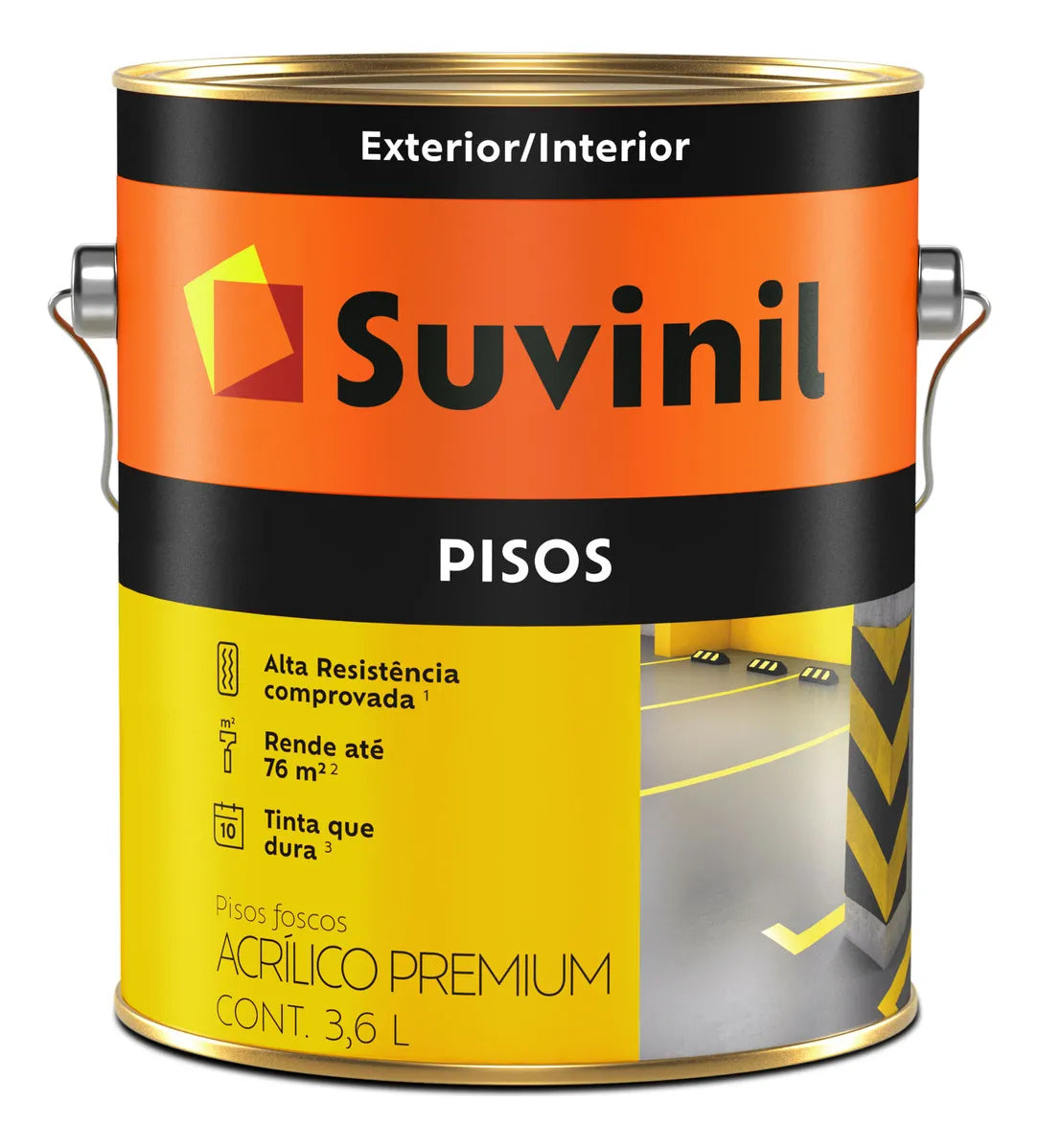 Tinta Piso Concreto 3.6lts Suvinil