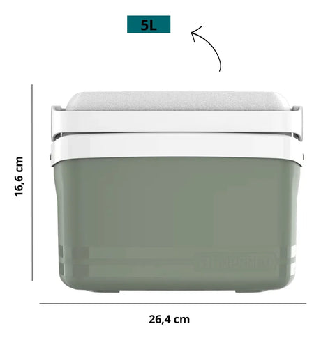 Caixa Térmica Tropical 5L Green Soprano - Thony Ferragem