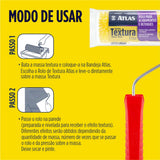 Rolo Textura Espuma 9cm Atlas - Thony Ferragem