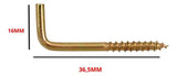 Cartela Escapula Rosca Madeira 19x60mm
