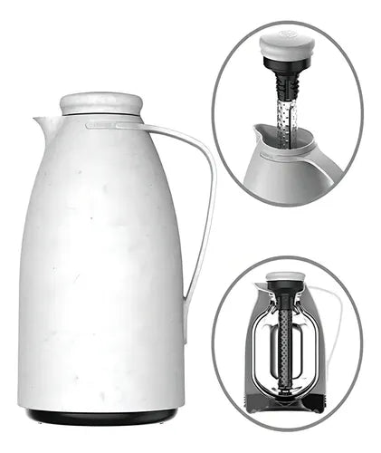 Bule Térmico Luna Branco 1l Mor