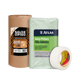 Kit Proteção Obra – Salva Piso + Fita + Proteção Pintura