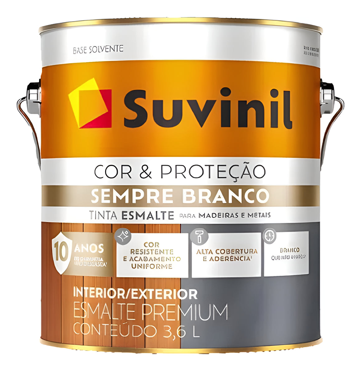Tinta Esmalte Fosco Sempre Branco 3.6l Suvinil - Thony Ferragem
