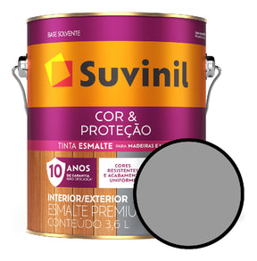 Tinta Esmalte Sintetico Brilhante Aluminio 3.6lts Suvinil - Thony Ferragem