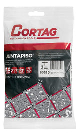 Espaçador Junta Piso 3mm C/  100 peças Cortag - Thony Ferragem
