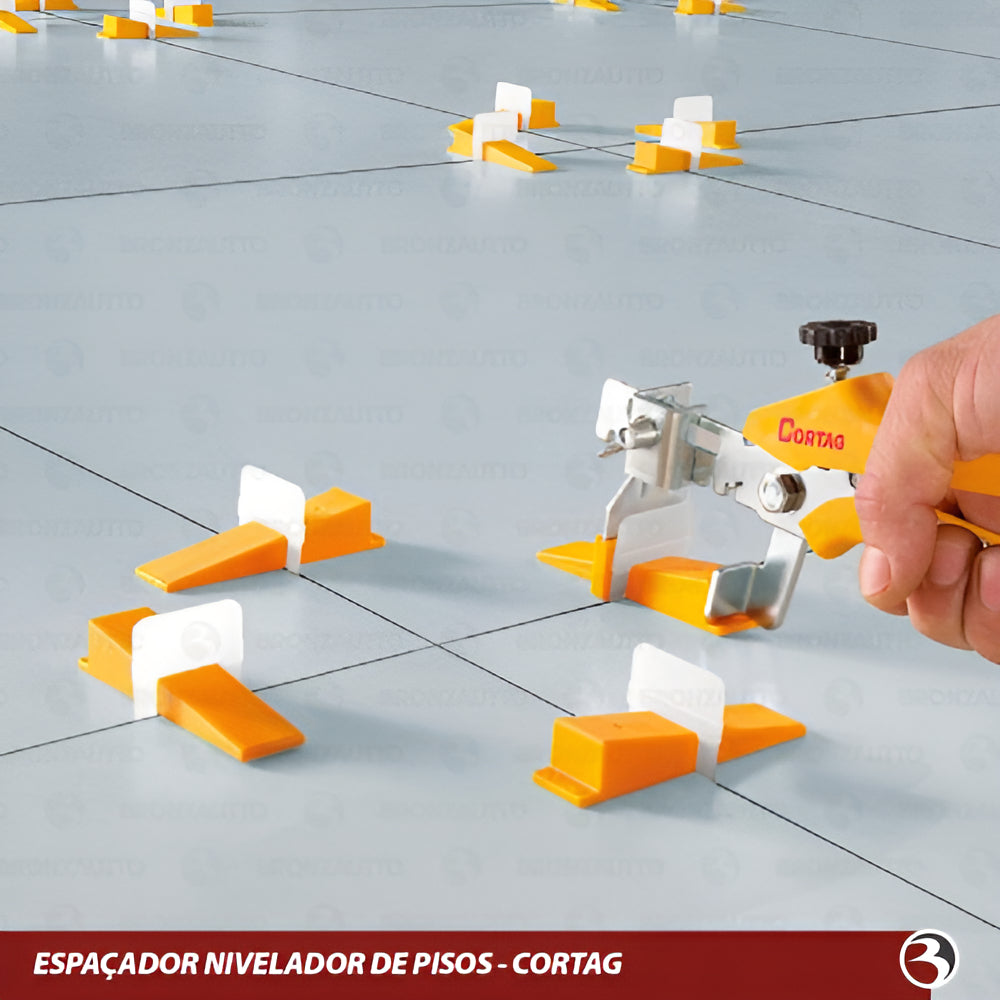Espacador Nivelador Para Piso 1mm C/ 50 peças Eco Cortag - Thony Ferragem