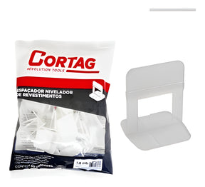 Espacador Nivelador Para Piso 1mm C/ 50 peças Eco Cortag - Thony Ferragem