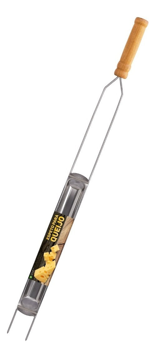 Espeto Inox P/ Queijo 75cm Grilazer - Thony Ferragem