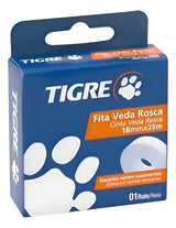 Fita Veda Rosca 18mmx25m Tigre - Thony Ferragem