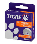 Fita Veda Rosca 18mmx50m Tigre - Thony Ferragem