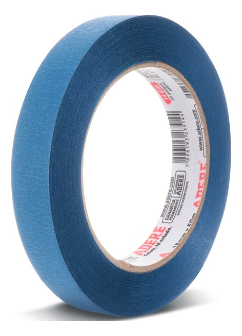 Fita Crepe Azul Pintura Imobiliaria Parede 18mm X 50m Adere - Thony Ferragem