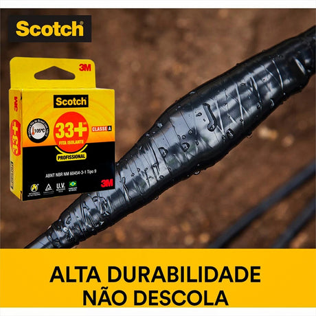Fita Isolante Pvc Scotch 33 19mm X 5m 3M - Thony Ferragem