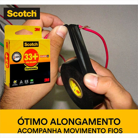 Fita Isolante Pvc Scotch 33 19mm X 5m 3M - Thony Ferragem