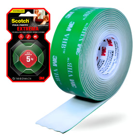 Fita Adesiva Fixa Forte Extreme 24mmx2m 3M - Thony Ferragem