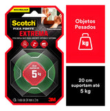 Fita Adesiva Fixa Forte Extreme 24mmx2m 3M - Thony Ferragem