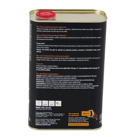 Solvente Solvcryl 1lt Hydronorth - Thony Ferragem