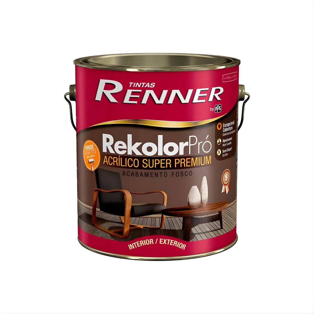 Tinta Rekolor Pro Fosco Branco 3,6L Renner
