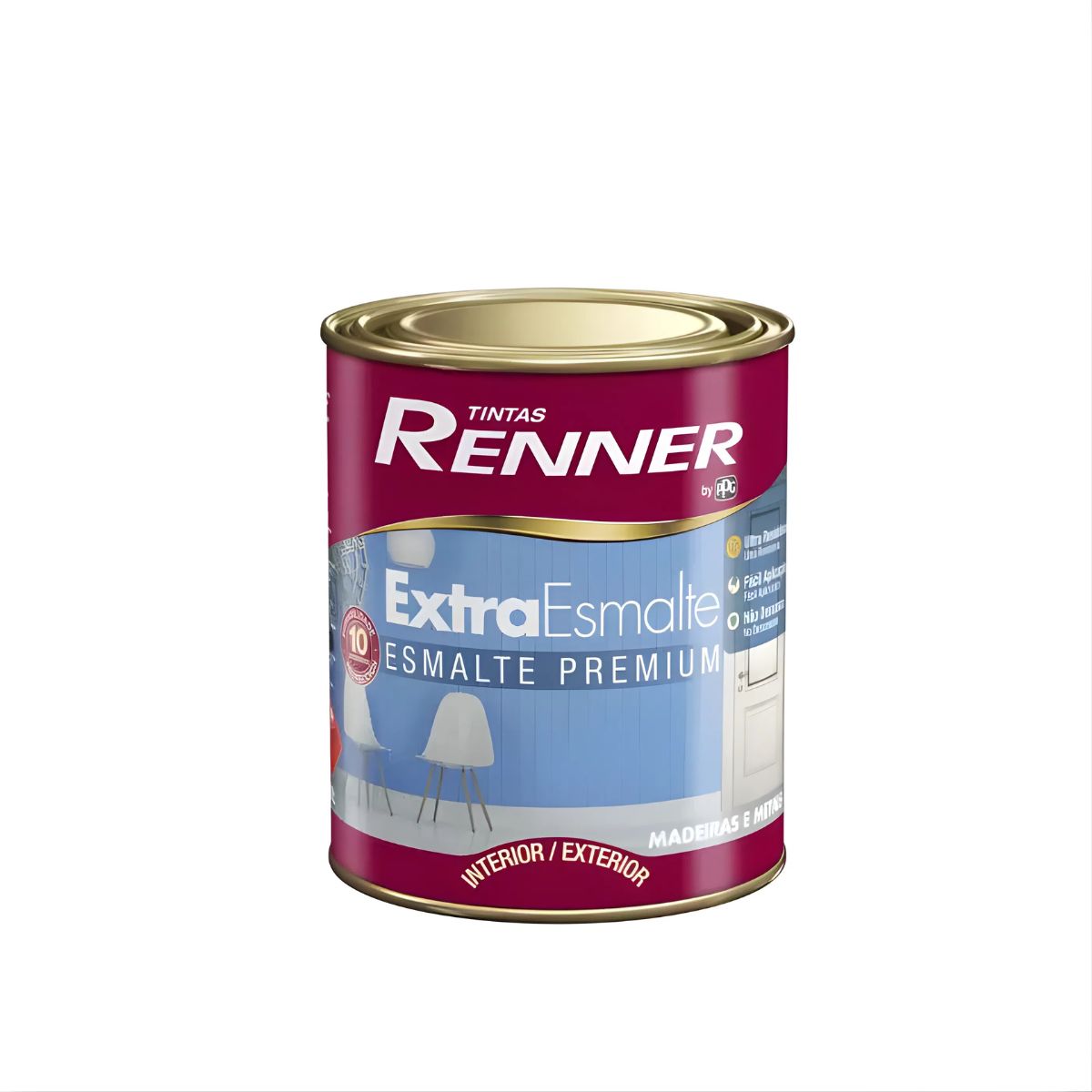 Esmalte Extra Brilhante Preto 900ml Renner