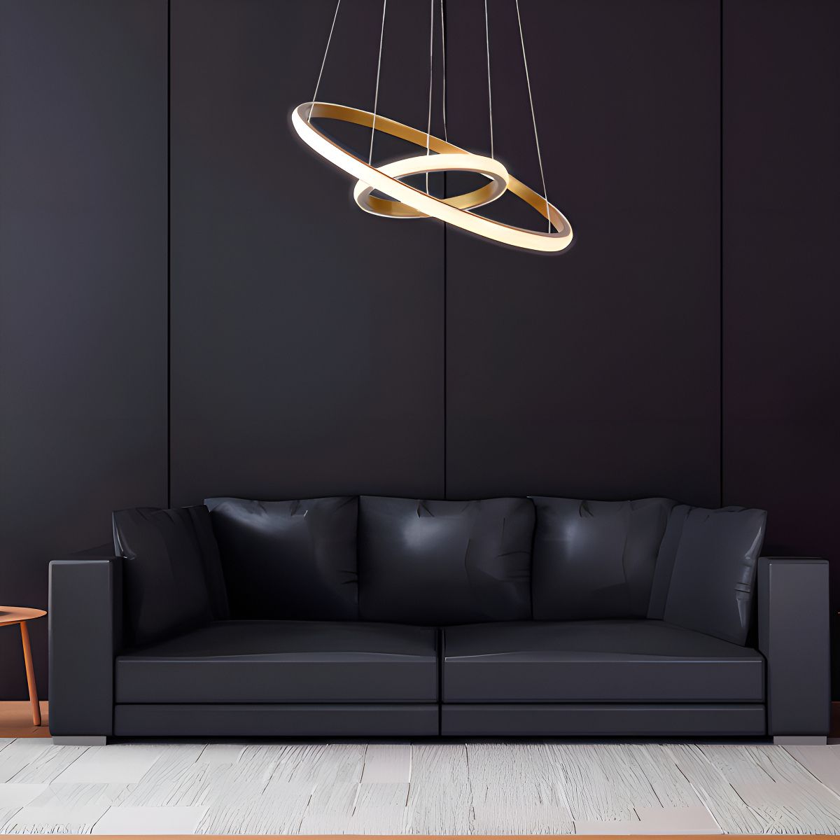 Pendente LED Montreal 3000K 25W Ouro Fosco Taschibra