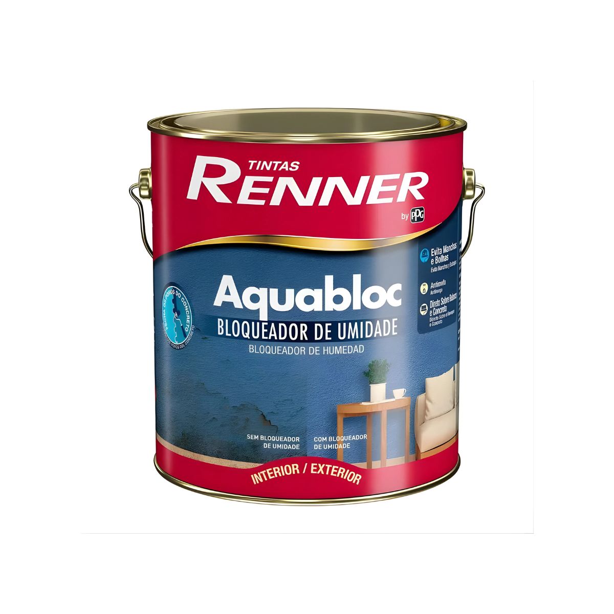 Aquabloc Bloqueador de Umidade 3,6L Renner