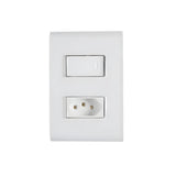 Conjunto Interruptor  Simples + Tomada 2p+T 10A Liz Tramontina