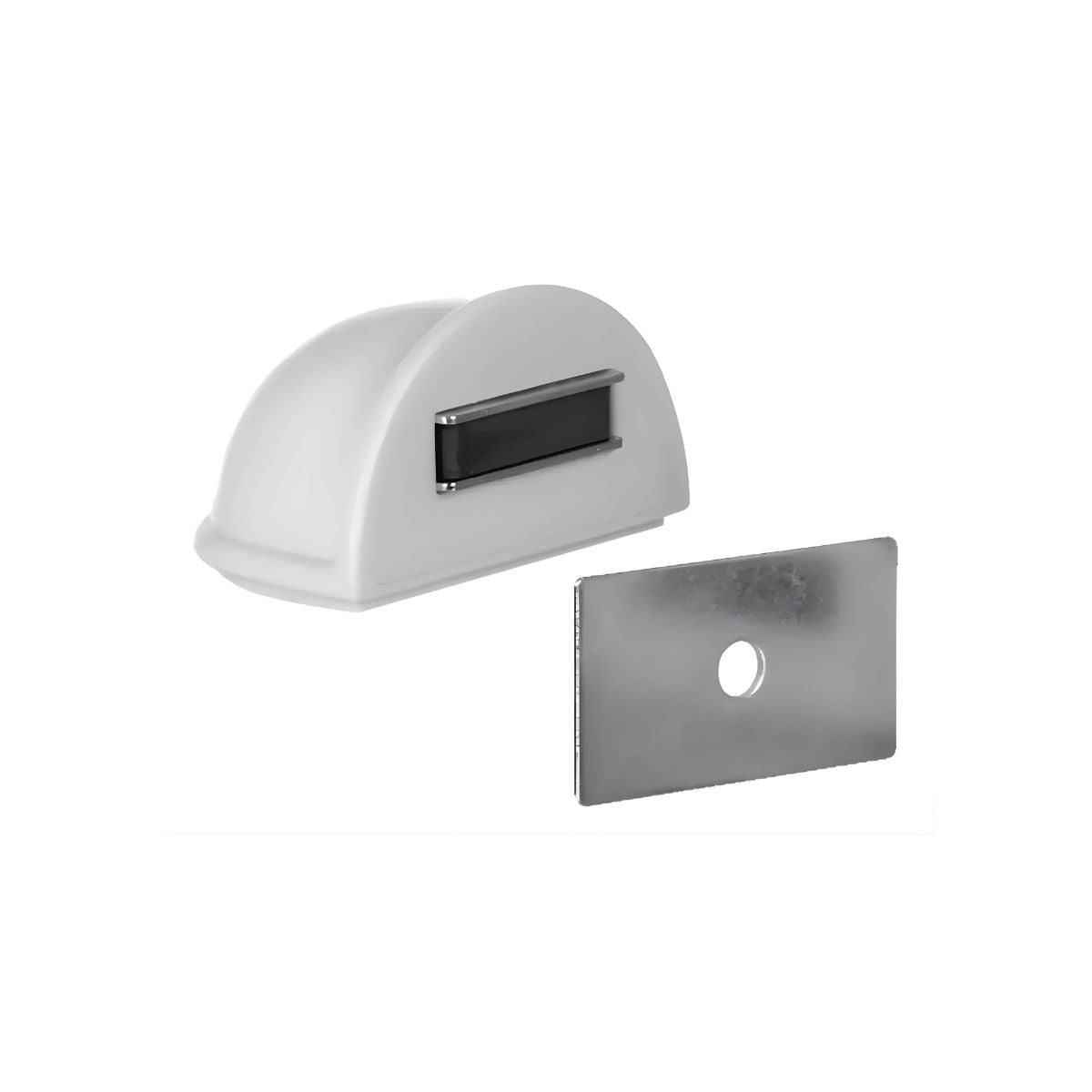 Trava Porta Magnético Branco BemFixa