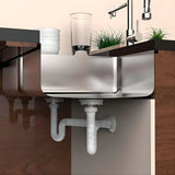 Sifão Tubo Extensivo Duplo Universal Branco 70cm Blukit