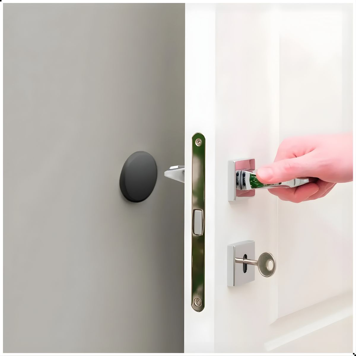 Protetor Anti Impacto Preto Comfortdoor