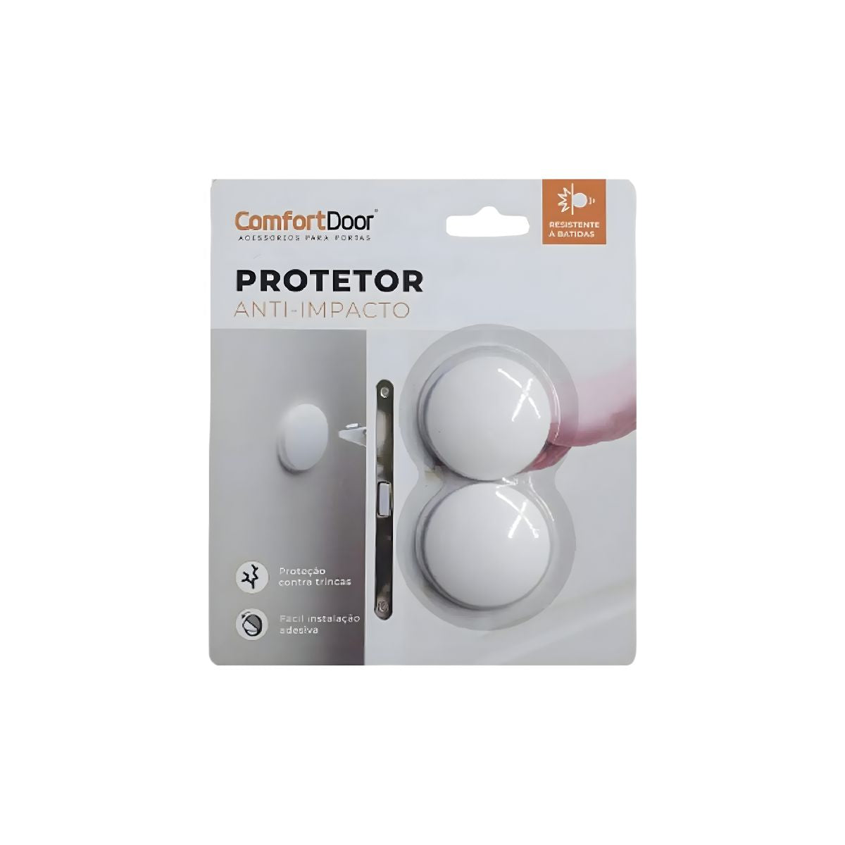Protetor Anti Impacto Branco Comfortdoor