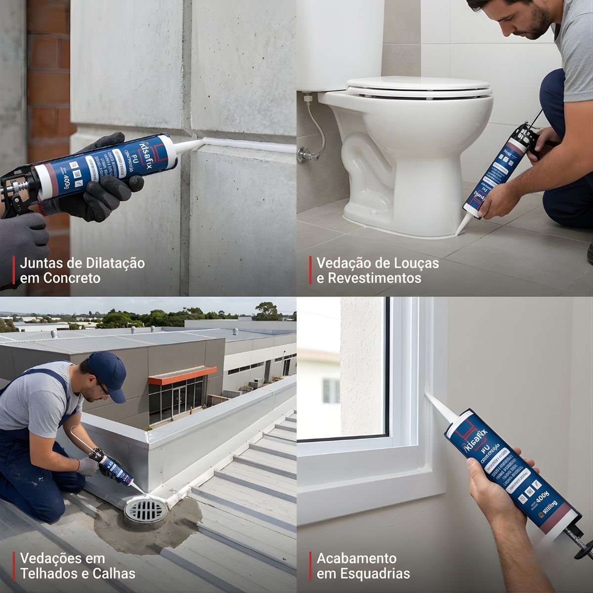 Selante Pu Branco 400g Killing