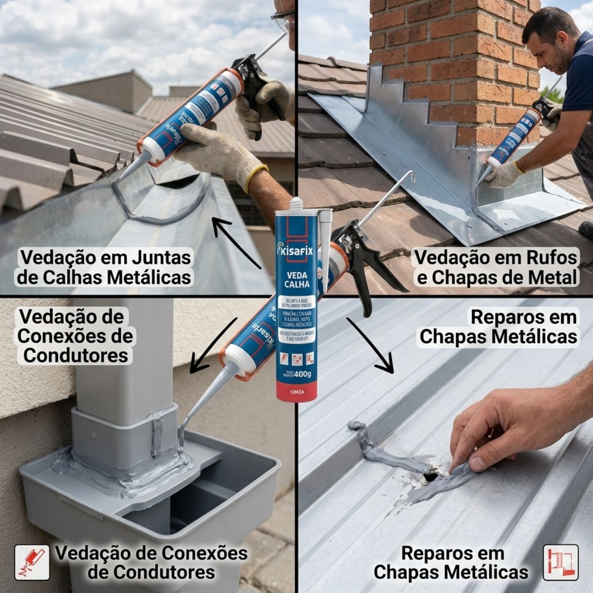 Selante Veda Calha 400g Killing