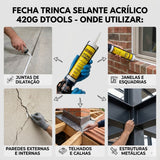 Fecha Trinca Selante Acrilico 420G Dtools