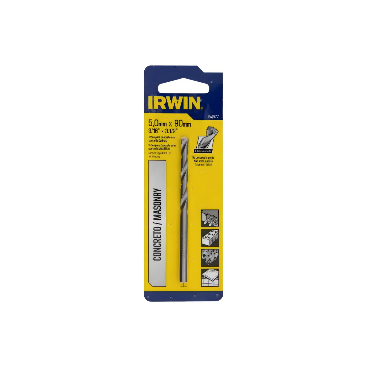 Broca Videa Para Concreto 5mmx90mm Irwin