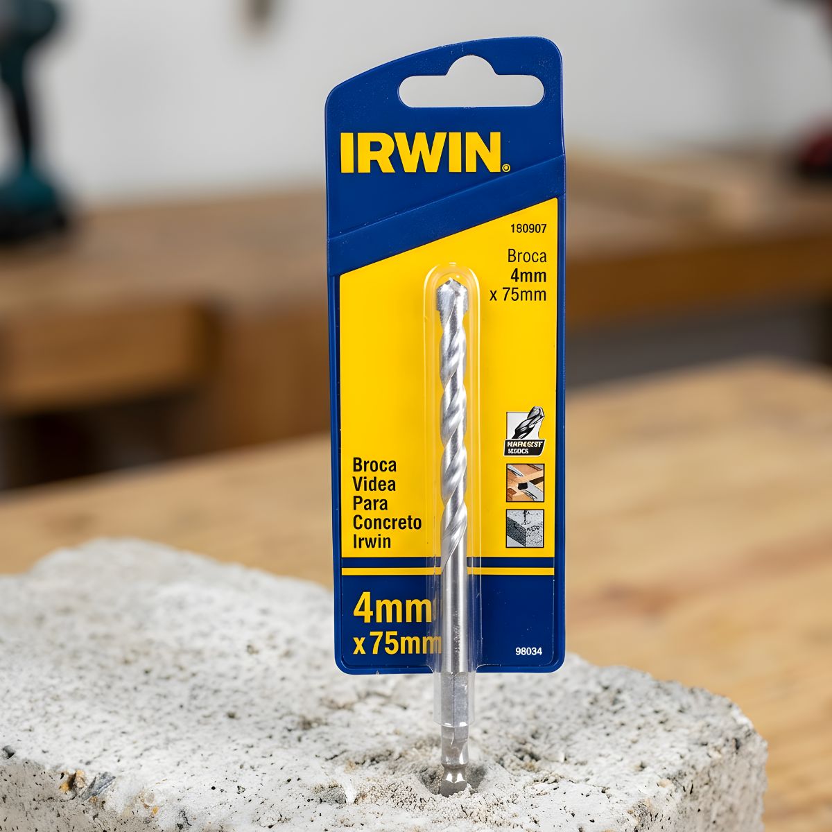 Broca Videa Para Concreto 4mmx75mm Irwin