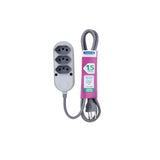 Extensao Eletrica 3 Tomadas 2p+T 10a/250v 1,5m Tramontina