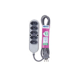 Extensao Eletrica 5 Tomadas 2p+T 10a/250v 1,5m Tramontina