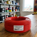 (Rolo) Fio Cabo Flexsil 750v 1,50mm Vermelho 100mt
